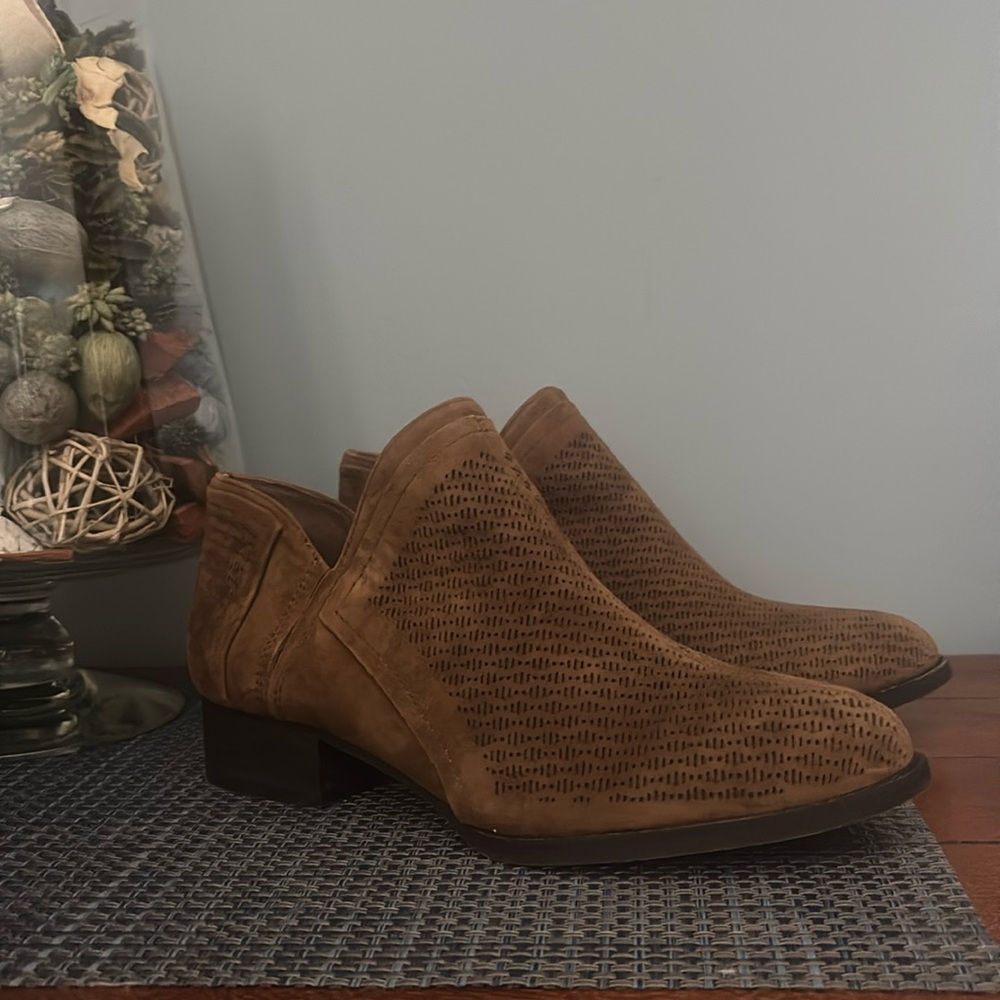 Vince Camuto Brown Ankle Boots
